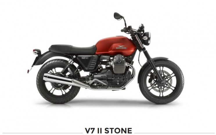 moto guzzi v7 stone rood