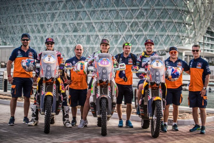 Abu Dhabi Desert Challenge 2016 KTM team