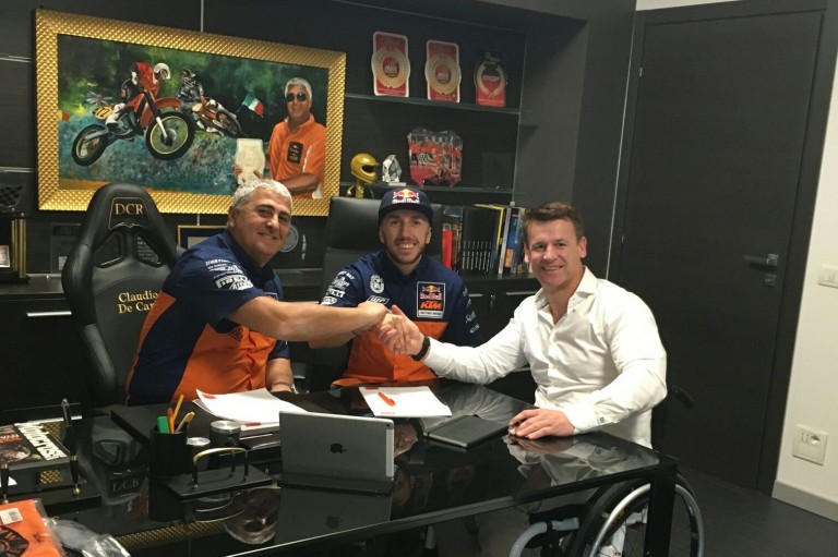 Tony Cairoli rijdt voor KTM tot 2018