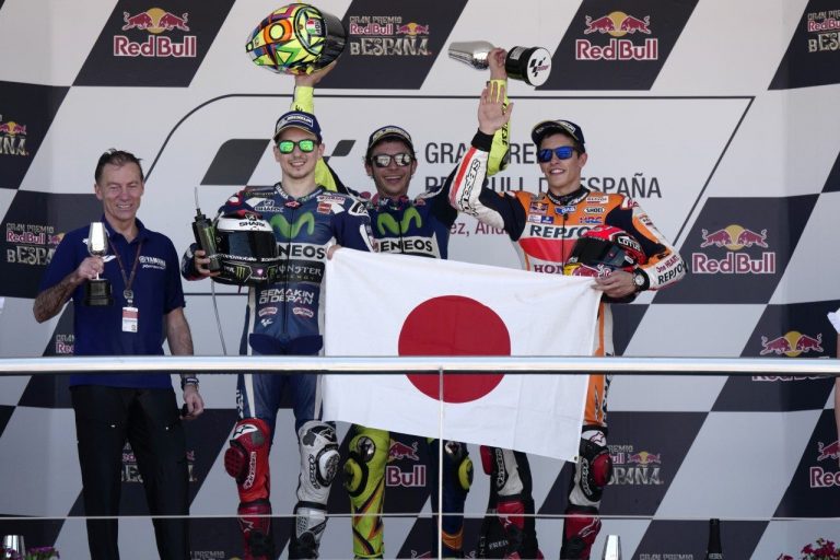 MotoGP Spanje: Rossi de eindbaas