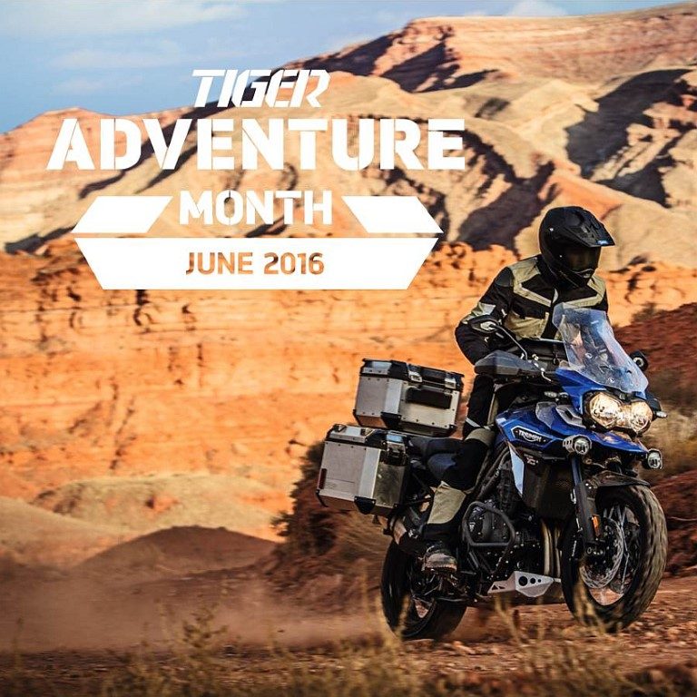 Juni: Triumph Tiger Adventure maand