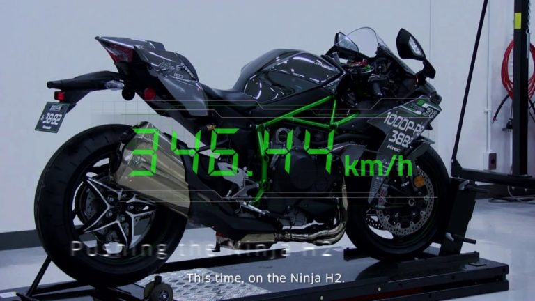 Ninja H2 op de Bonneville zoutvlakte met 360 plus?!