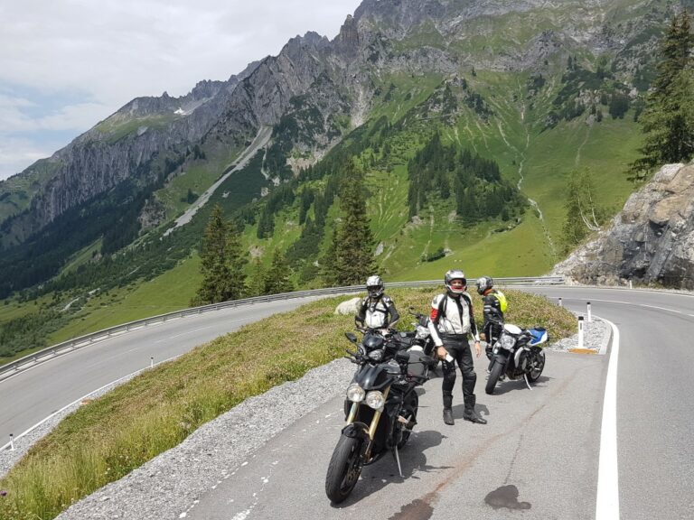 Motorroute in Oostenrijk over de Hahntennjoch